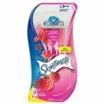 Two (2) Skintimate Women 4-BLADE Razors 4-CT Raspberry Rain (8 Total) New. Fixed Price $11.98.
