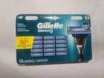 Gillette MACH3 Razor Blade Refills, 15 Cartridges. Fixed Price $22.99.