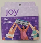 Joy The Refills By Gillette 8 Count Cartridges W/ 5 Blades Per. Fixed Price $14.99.