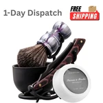 Grandslam Straight Razor Shaving Kit With Strop Bowl Brush Stand. Fixed Price $62.53.