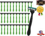 32 Pcs Men's Disposable Razor Bulk Blade Shaving For Sensitive Skin.... Fixed Price $35.99.