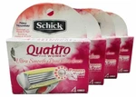 Schick Quattro Ultra Smooth Papaya/pearl For Women 16 Total Cartridges Scuff Box. Fixed Price $29.99.