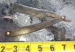Antique Rodgers Sheffield & Liberty Eagle American Razor Straight. Fixed Price $400.00.