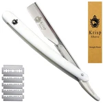Professional Straight Razors For Men - Barber 11 Piece Set, White. Fixed Price $17.18.