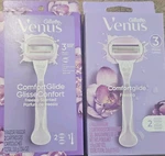 Gillette Venus Comfortglide Freesia Razor 3 Blades 2 Cartridges - Lot Of. Fixed Price $11.99.
