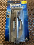 Gillette Vintage SENSOR3 Razor Shaver Handle W/ 2 Refill Blades New Old Stock. Fixed Price $149.00.