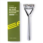 Leaf Razor, All-metal Safety Shaver With Pivoting Head & Adjustable Blade Load. Fixed Price $142.99.
