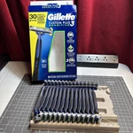 Gillette Custom PLUS3 Sensitive Disposable Razors 29 Ct Enhanced *see Details -v. Fixed Price $27.00.