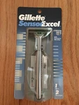 Gillette Sensor Excel Razor Shaver Handle W/ 2 Refill Cartridge Blades Gilette. Fixed Price $149.99.