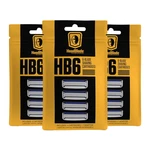 Men's HB6 Refill Shaving Razor Blades - Stainless Steel For No Tugging. Fixed Price $93.99.