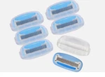 12 Solimo 5 Blade Womens Razor Refill Cartridge Fits Schick Quattro Handles. Fixed Price $13.48.