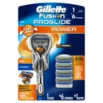 Gillette Fusion Proglide Power 1 Shaver + 6 Shaving Refill Razor Blade Cartridge. Fixed Price $59.99.