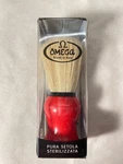 Omega Pure Boar Bristle Shaving Brush - Red Handle Brand New. Fixed Price $11.99.