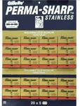 Gillette Perma Sharp Double Edge Safety Razor Blades 100 Pack Made In Russia. Fixed Price $24.95.