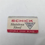 Schick Stainless Steel Double Edge Razor Blade Original Packaging Made Usa. Fixed Price $7.49.