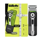 Gillette Labs Razor W/exfoliating Bar 1 + 2 Cartridges Travel Case New. Fixed Price $26.99.