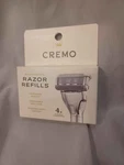 New Cremo 4 Pack Astonishingly Superior Barber Grade Razor Cartridge Refill. Fixed Price $11.99.