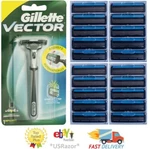 21 Refills Gillette Vecotor Razor Work With Atra Plus Blades Cartridges Shaver. Fixed Price $28.99.