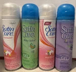 Pack Of 4 Gillette Satin Care Shave Gel With Silk-dry Skin. 7 Oz. Discontinued. Fixed Price $98.10.
