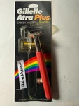 Gillette Atra Cartridge Razor Handle Pivoting Head Unused!! Red Notpack. Fixed Price $19.42.