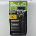 Gillette Labs 1 Razor, 5 Blades, 4 Cartridges, Exfoliating Bar, Steel. Fixed Price $20.00.
