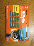 Gillette Fusion 5 Proglide Blade Replacement Razor Cartridges, Set Of 12. Fixed Price $28.00.