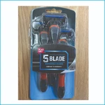 Walgreens 5 Blade Disposable Razors Men 3 Pack Trimmer Sensitive Skin. Fixed Price $7.44.