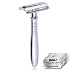 Baili Classic 3-PIECE Metal Double Edge Eco Safety Razor Long Handle Wet Shav.... Fixed Price $18.42.