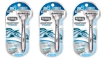 Schick Quattro Titanium Razor Handle + 2 Cartridges (3 Pack). Fixed Price $17.99.