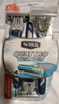 Shick Quattro Titanium 4 Blades + 1 Edging Mens Razors 3 Pack New Sealed. Fixed Price $18.88.