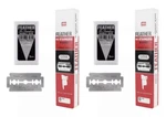 200 Feather Double Edge Safety Razor Shaving Blades Made Japan Lot (2 X 100). Fixed Price $64.99.