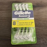 Gillette SENSOR3 Sensitive Men's Disposable Razors - 8CT. Fixed Price $12.61.