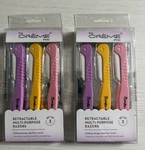 The Creme Shop Razors Lot Of 10 Sets Retractable Multi Purpose 3 Pack. Fixed Price $29.99.