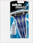 9 MACH3 Gillette Disposable Razors (3 Packs Of 3). Fixed Price $31.36.