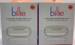 2PK Billie Women Razor Blades 5-BLADE Cartridges 8 Refills Read. Fixed Price $28.95.