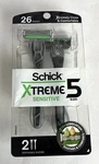 Schick Xtreme 5 Sensitive Men's Razors - Blades 2. Fixed Price $11.99.