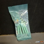 Assured Triple Blade, 5 Rubber Grip Disposable Razors (new) 1 Pack Steel Blades. Fixed Price $5.87.