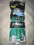 Schick Xtreme Travel Sensitive Men's Disposable 2 Blade Razors Per Pack. Fixed Price $9.85.