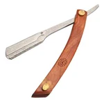 Naked Armor - Morholt Damascus Razor + Brush Scissors Shave Cream New Kit. Fixed Price $24.99.