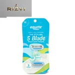 Equate Women's 5 Blade Disposable Razors (3 Count). Fixed Price $8.69.