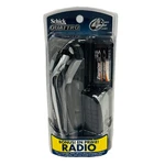 Vintage Men's Schick Quattro 4-BLADE Razor With Two Cartridge And Bonus Radio. Fixed Price $16.99.