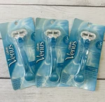 3 Gillete Venus Women's Shaver Razor 1HANDLE Cartridge Blue New. Fixed Price $17.90.