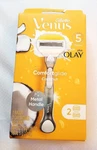New Gillette Venus Comfortglide Coconut Olay Women's Razor & 2 Cartridges. Fixed Price $10.99.