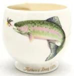 Noritake Bone China Cup Mug Limited Edition Father's Day 1976 Rainbow Trout. Fixed Price $12.75.