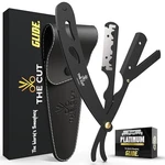 The Cut Factory Straight Razor For Men Matte Barber With Blades & Black. Fixed Price $18.21.