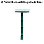 50 Pc Single Blade Disposable Razors Bulk For Men/women Stainless Steel. Fixed Price $20.00.