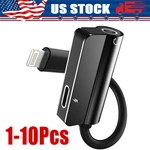 3.5MM Headphone Jack Aux Splitter Adapter And Charger For IPHONE12 11 8 Lot. Fixed Price $26.19.