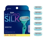 Schick Hydro Silk 5-BLADE Sensitive Care Razor Cartridge Refills 6 Count New. Fixed Price $13.99.