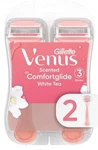 2 Pack Gillette Venus Comfortglide Disposable Razors White Tea. Fixed Price $8.97.