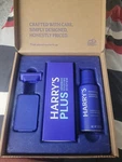 Harrys Plus Shaving Kit For Men - Premium Handle, Razor Blade Cartridge Foam Gel. Fixed Price $18.00.